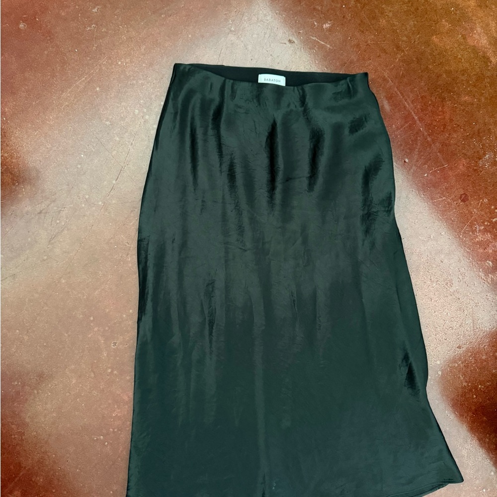 Aritzia Babaton midi slip skirt